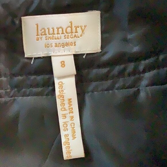 Laundry A-Line Black with Silver Sparkles Size 8 - Picture 3 of 5